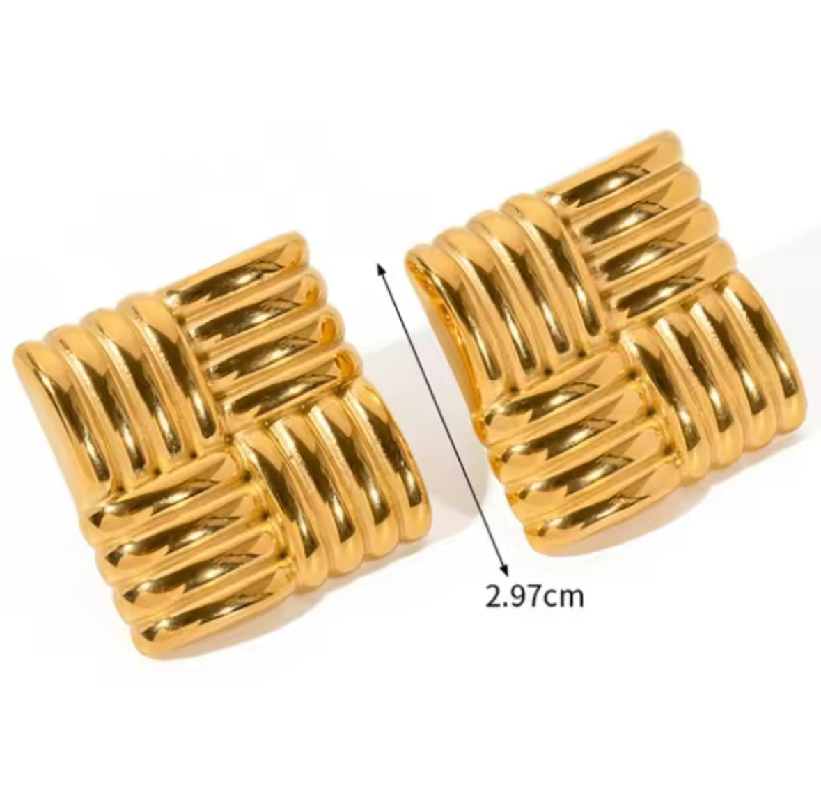 Statement Gold Earrings