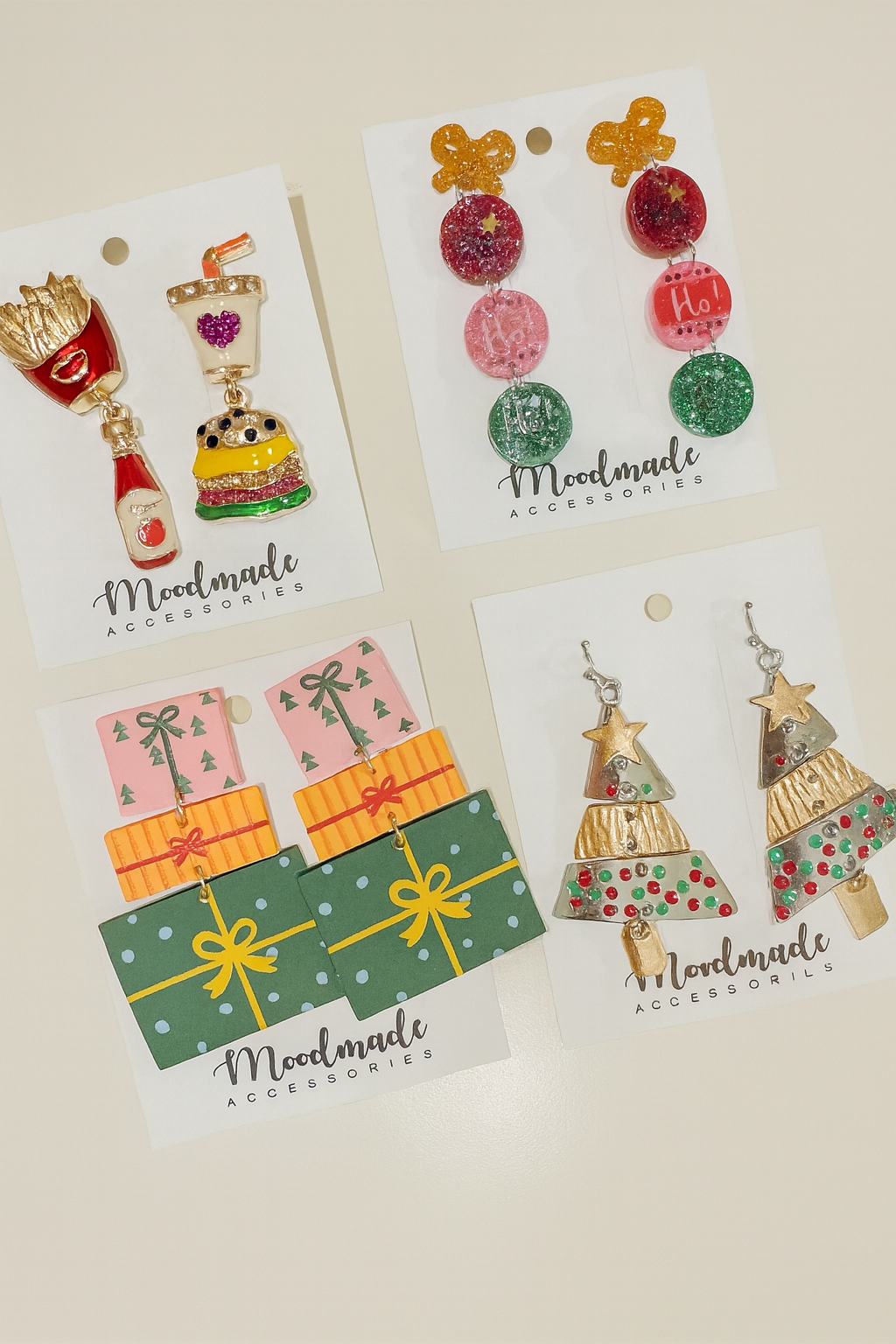 Large Christmas Earrings