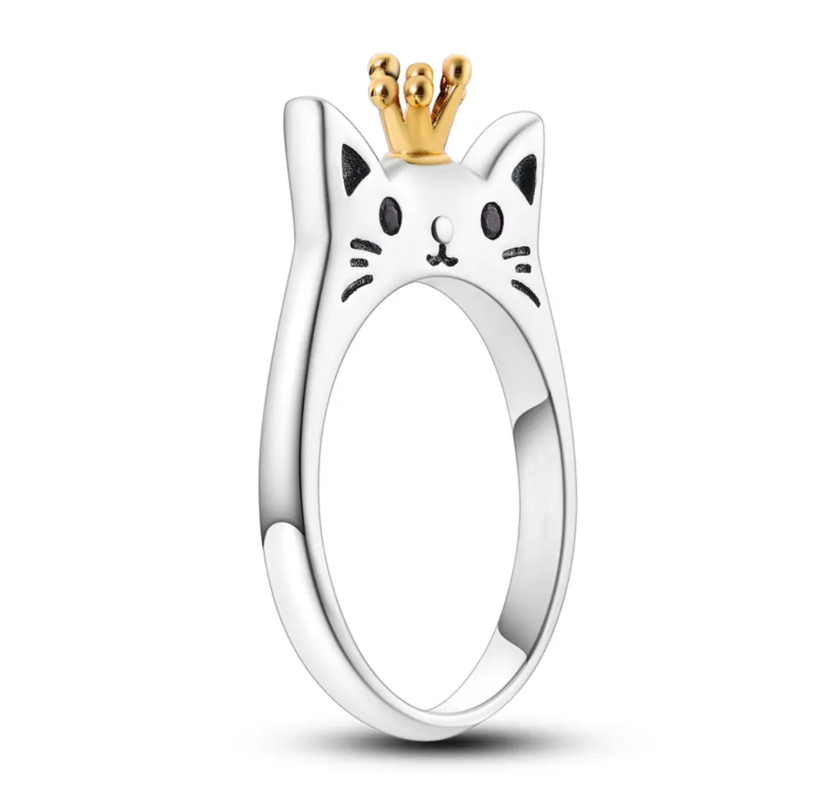 Royale Cat Silver Ring