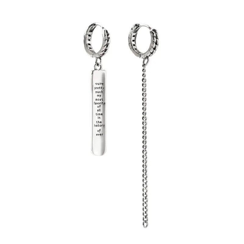 Fun Mismatch Sterling Silver Earrings