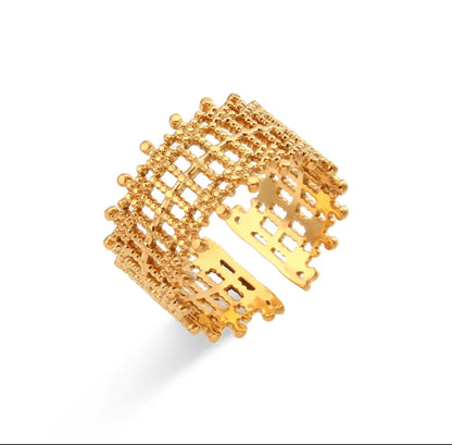 Hollow Collection Gold Ring