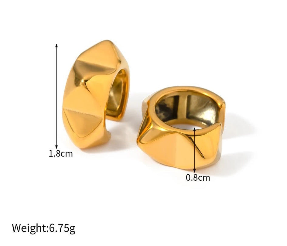 Cuff Gold Earrings