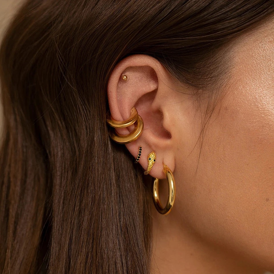 Cuff Gold Earrings