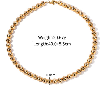 Golden Beads Necklace