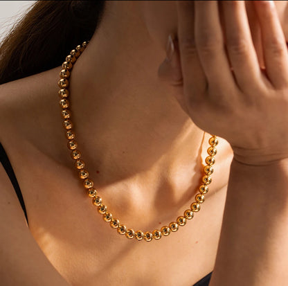 Golden Beads Necklace