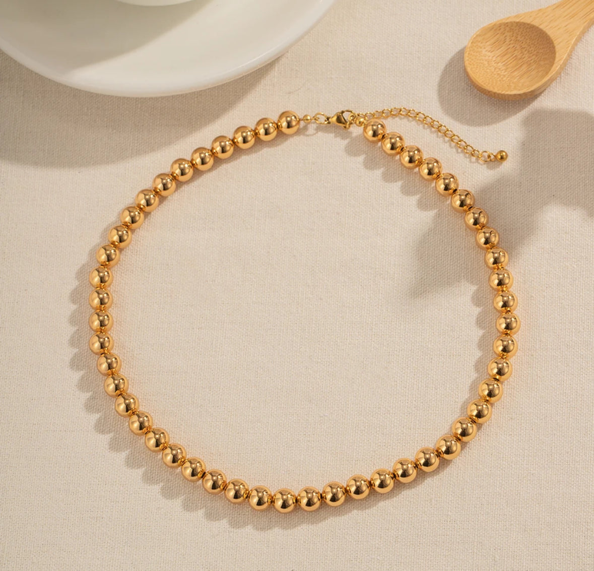 Golden Beads Necklace