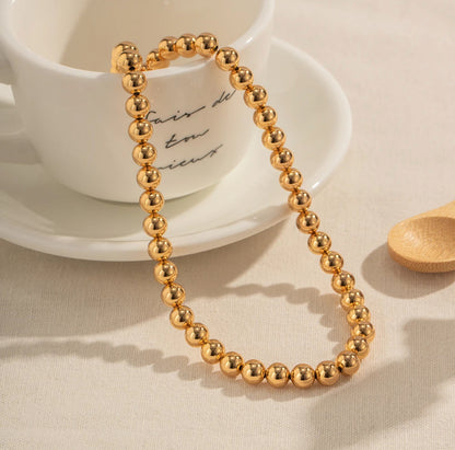 Golden Beads Necklace