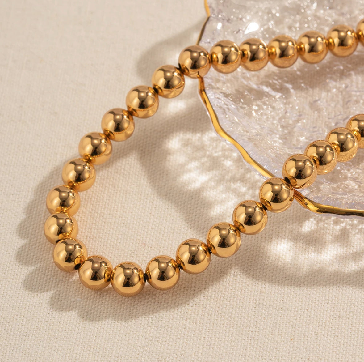 Golden Beads Necklace