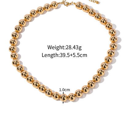 Golden Beads Necklace