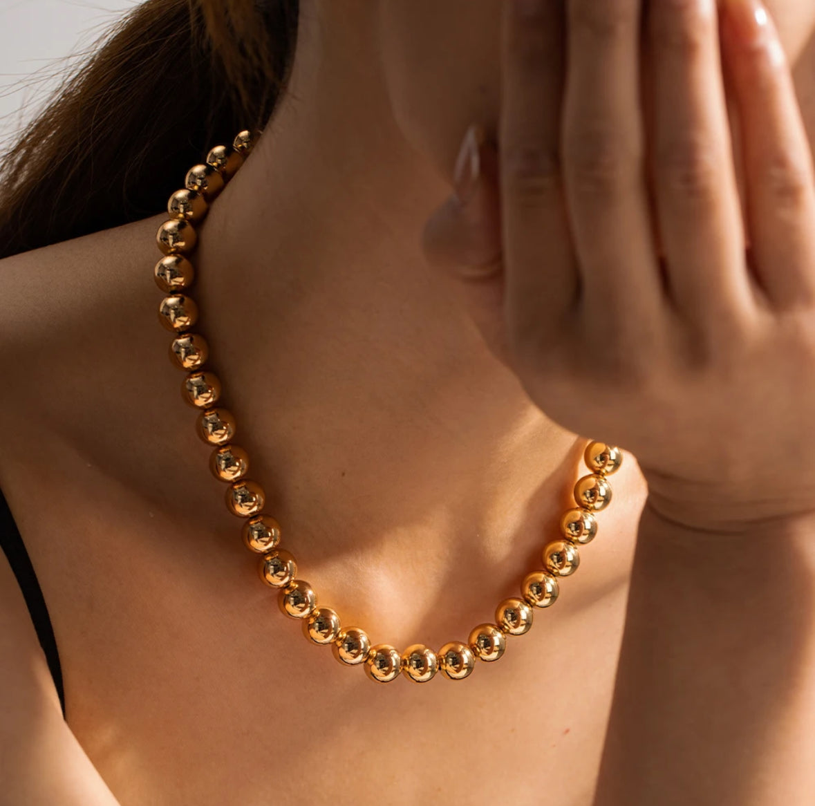 Golden Beads Necklace