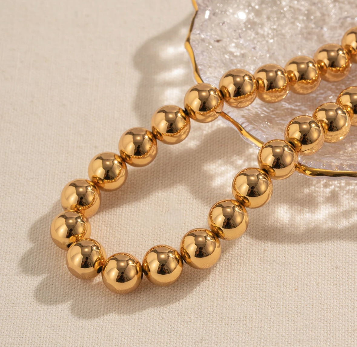 Golden Beads Necklace