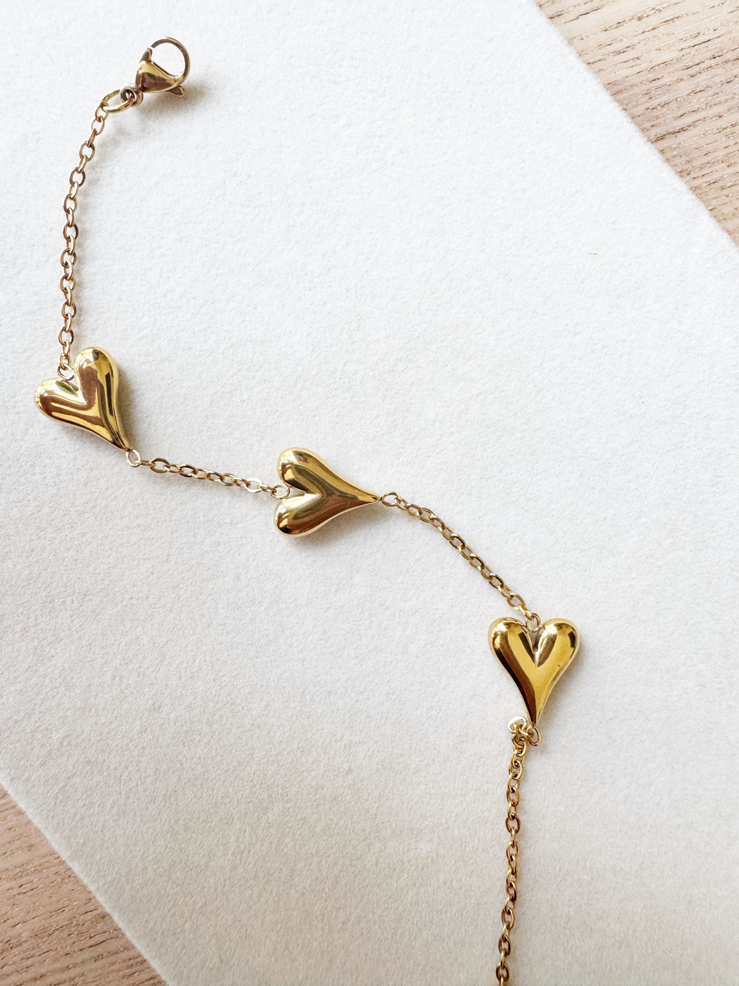 Heart Charms Bracelet